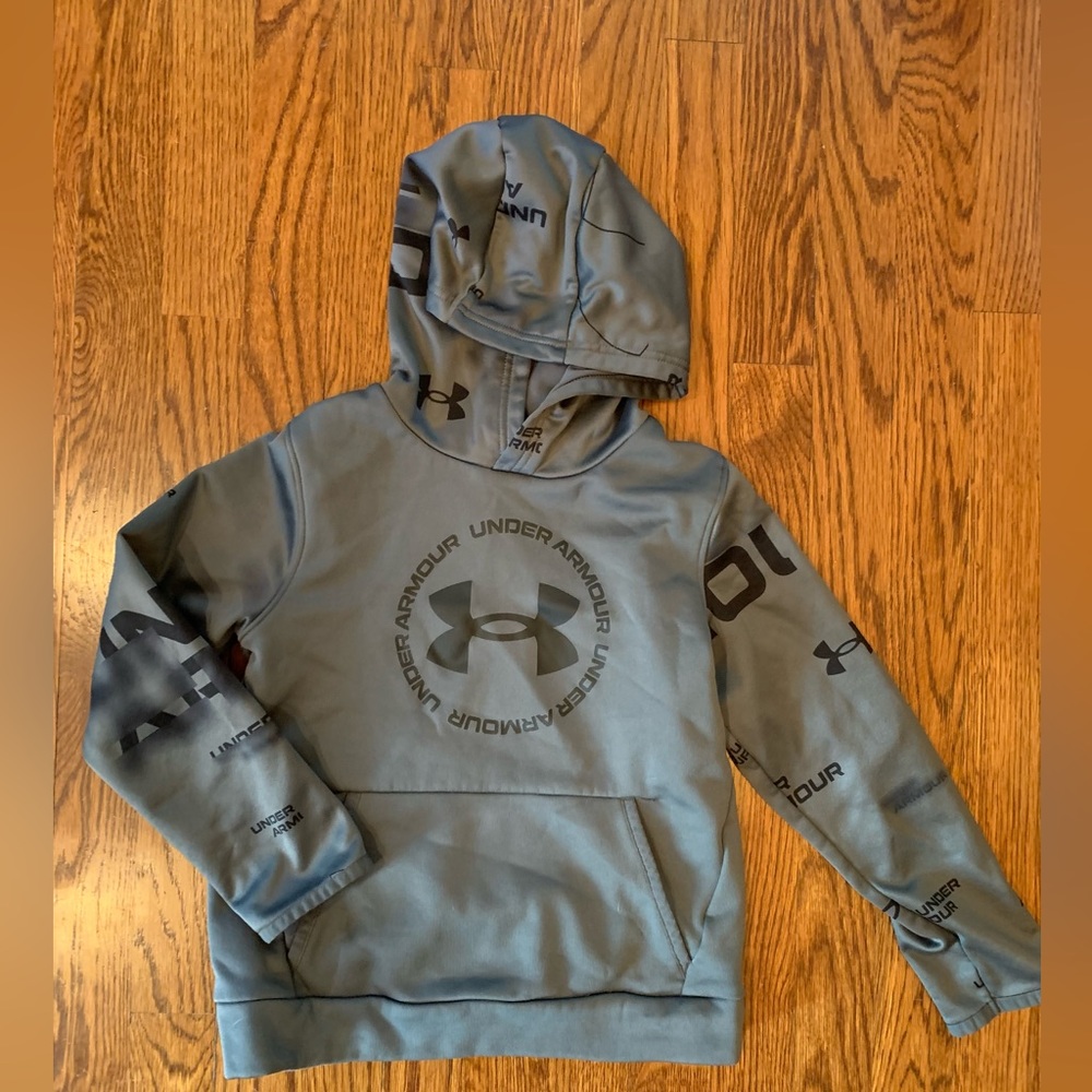 Gray UA boys hoody
